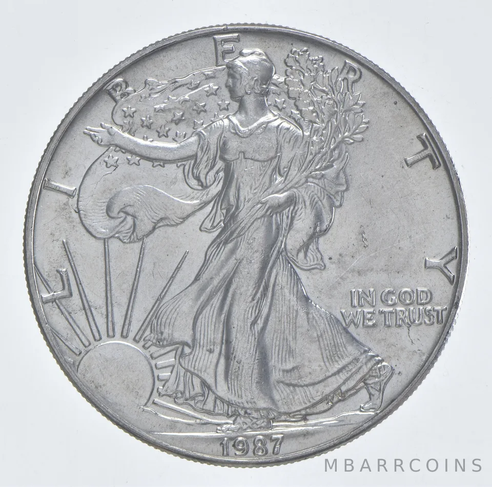 Better Date 1987 American Silver Eagle 1 Troy Oz .999 Fine Silver *146