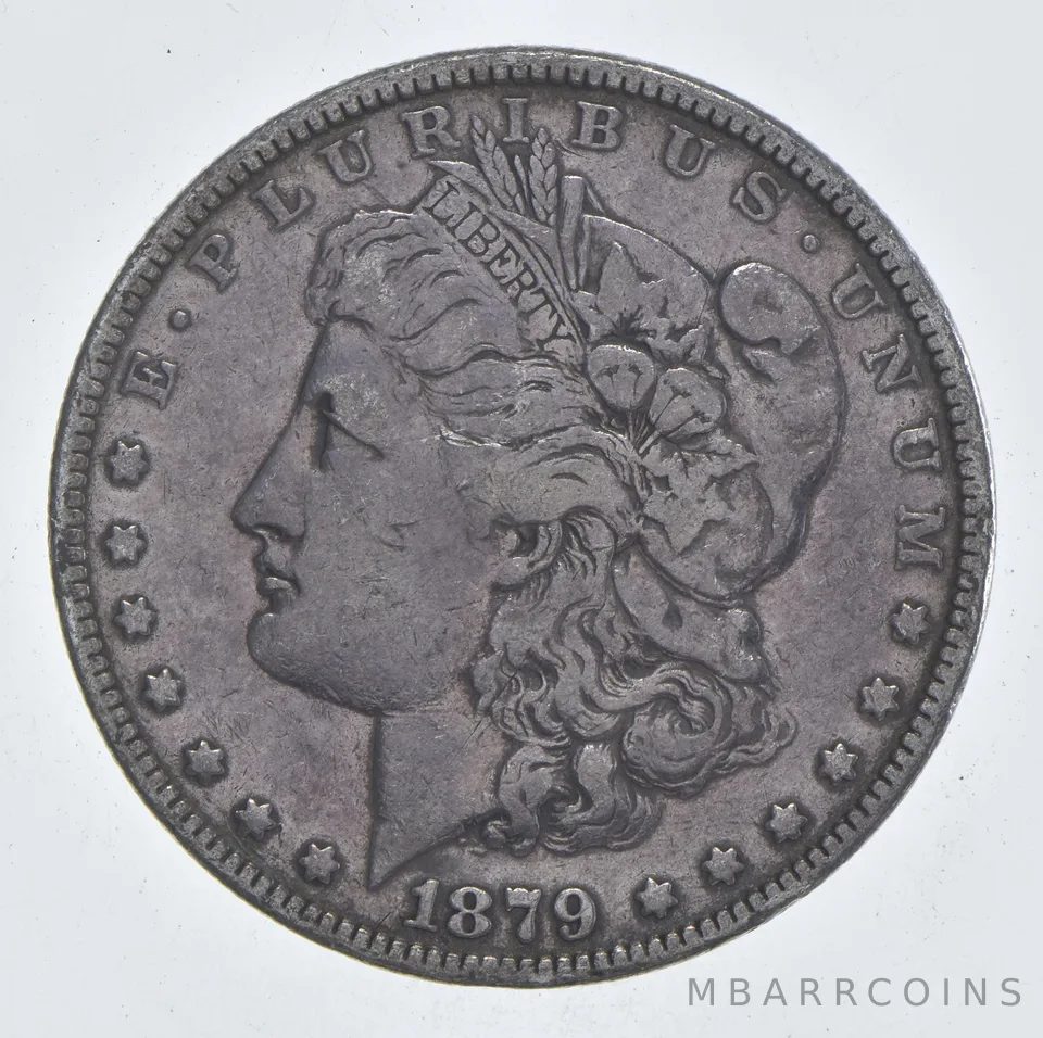 Early - 1879 Morgan Silver Dollar - 90% US Coin *845
