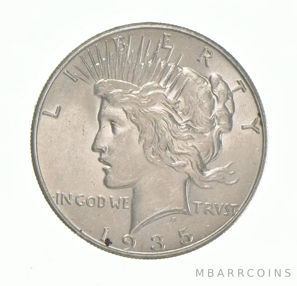 1935 Peace Silver Dollar a3265