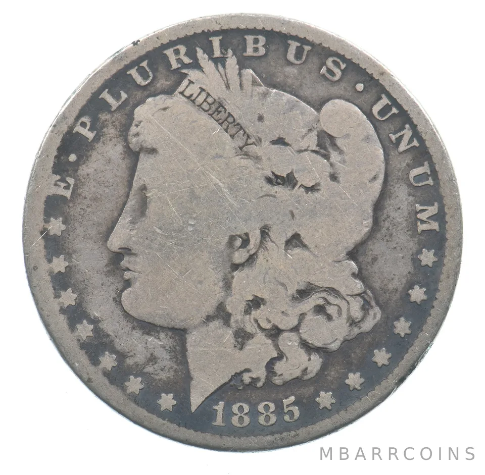 Early - 1885 Morgan Silver Dollar - 90% US Coin *019