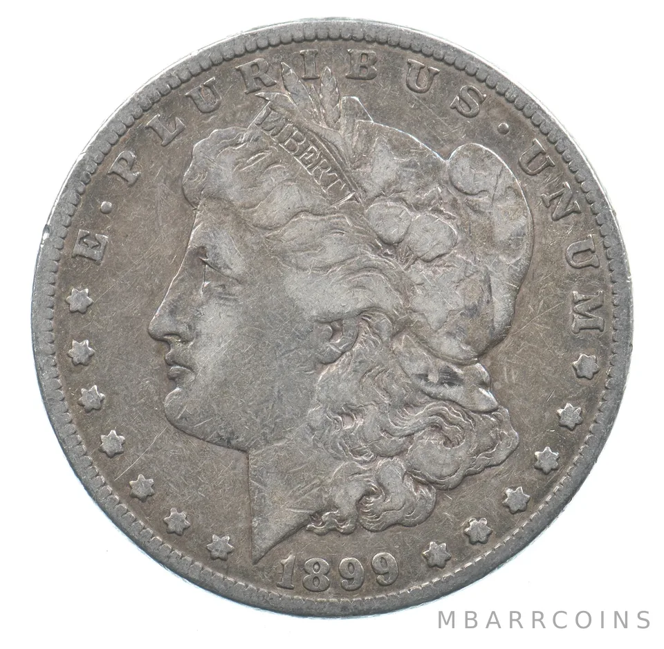 Early - 1899 Morgan Silver Dollar - 90% US Coin *590