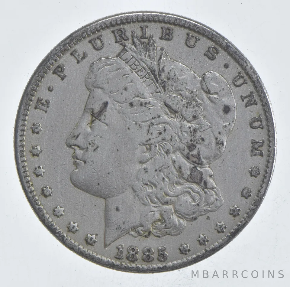 Early - 1885 Morgan Silver Dollar - 90% US Coin *988