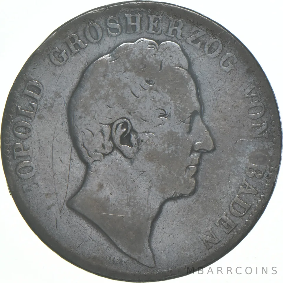 No Date Grand-duchy Of Baden German State 1 Kronenthaler Locket Love Token a7973