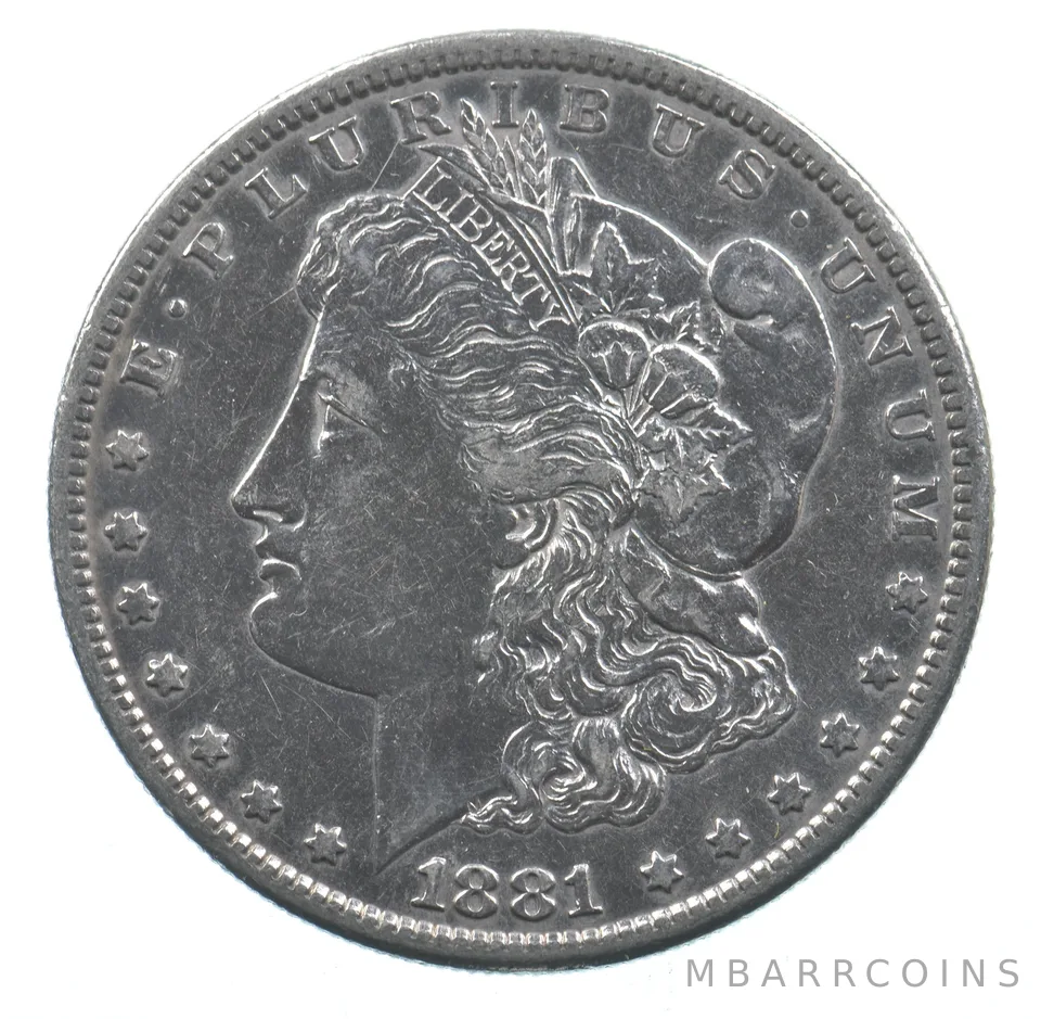 Early - 1881-S Morgan Silver Dollar - 90% US Coin *914