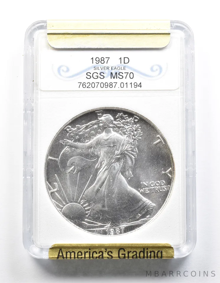 1987 American Silver Eagle *1244