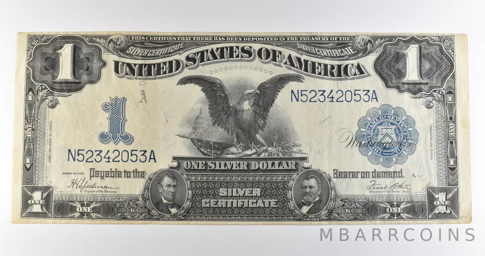1899 $1 Silver Certificate Large Note Blue Seal *3604