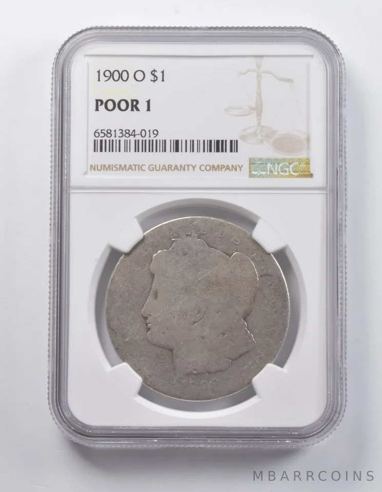 POOR 1 1900-O Morgan Silver Dollar NGC Lowball Low Ball Pocket Piece *7061