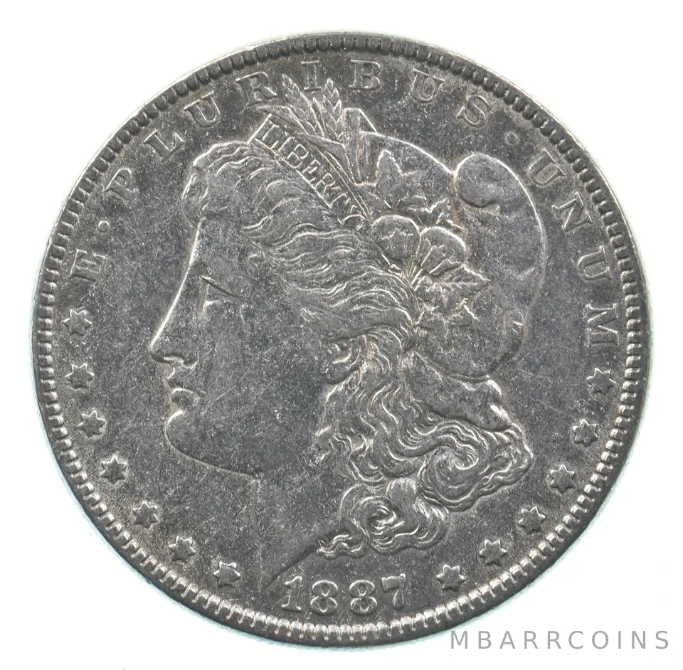 Early - 1887 Morgan Silver Dollar - 90% US Coin *504