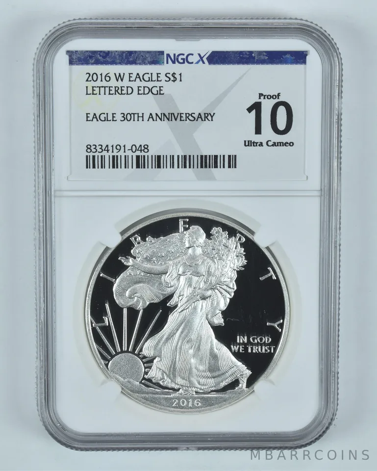 2016-W American Silver Eagle Proof 10 UCAM NGC X NGCX