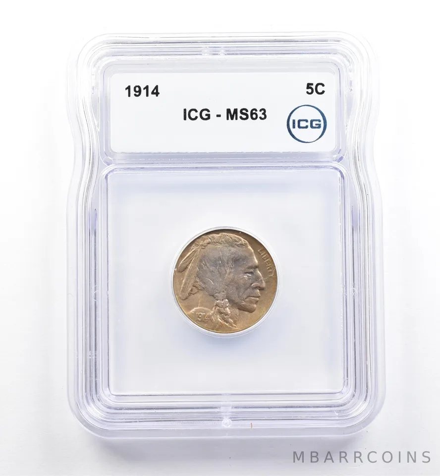 1914 Indian Head Buffalo Nickel MS63 ICG *9941
