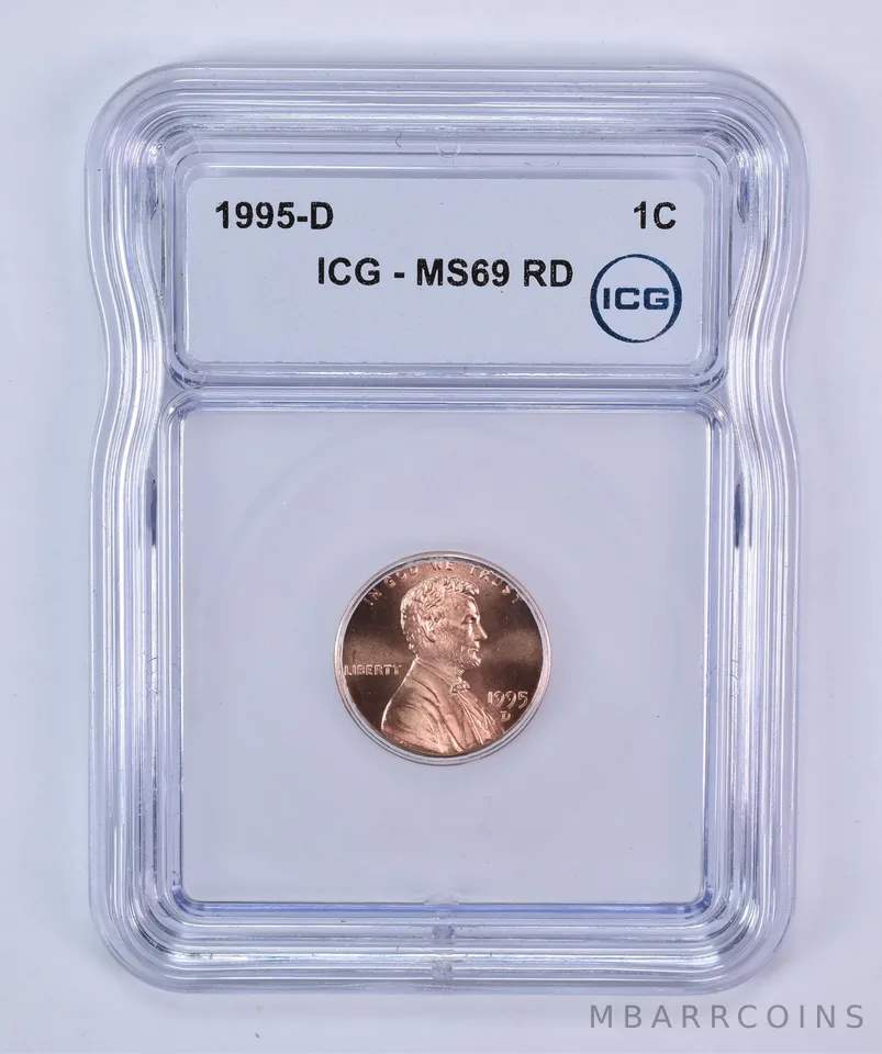 1995-D Lincoln Memorial Cent MS69 RD ICG