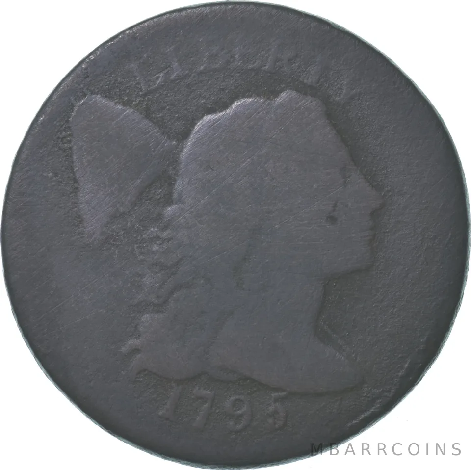 1795 Flowing Hair Large Cent 5.78 PL EDGE *8298