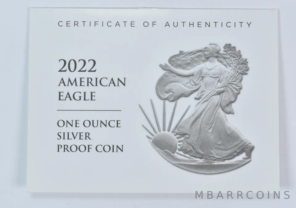 COA 2022-W American Silver Eagle Proof