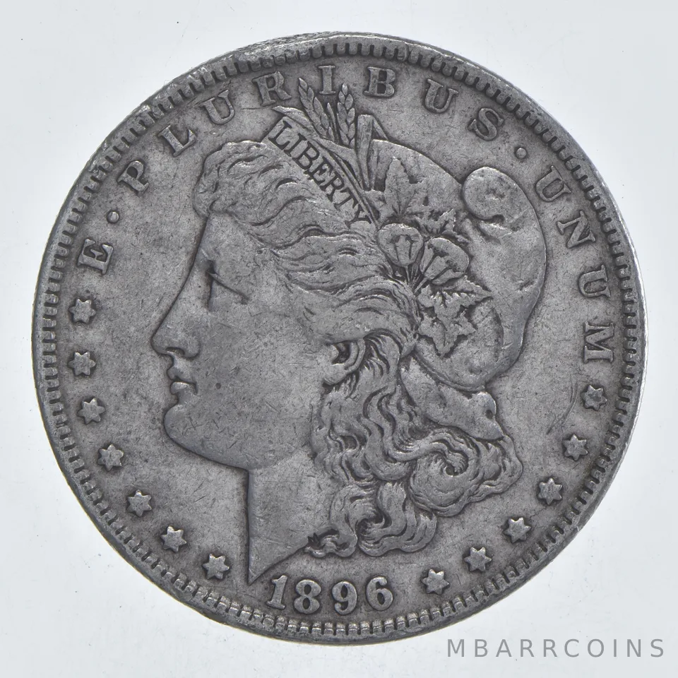 Early - 1896 Morgan Silver Dollar - 90% US Coin *936
