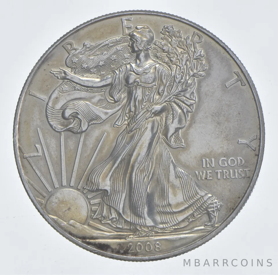 Better Date 2008 American Silver Eagle 1 Troy Oz .999 Fine Silver *420