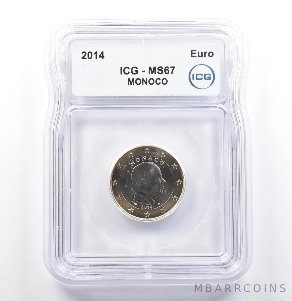 2014 Monaco Euro MS67 ICG *9949