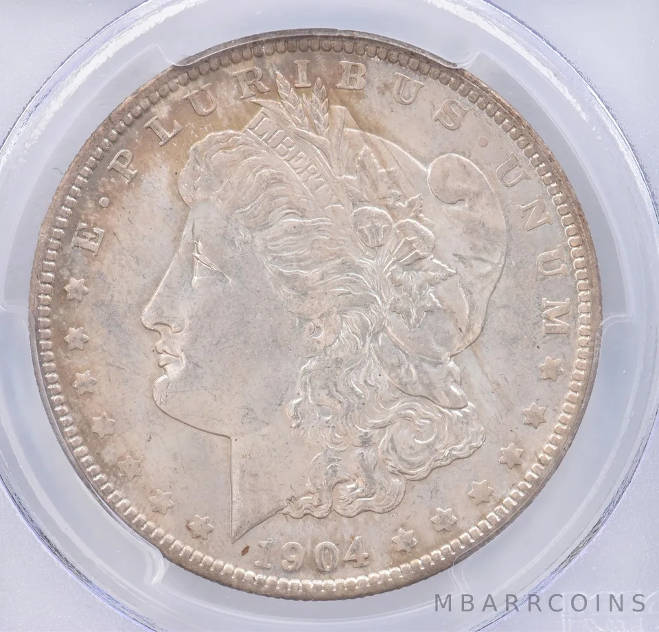 1904-O Morgan Silver Dollar MS65 PCGS Beautiful Tone *1114