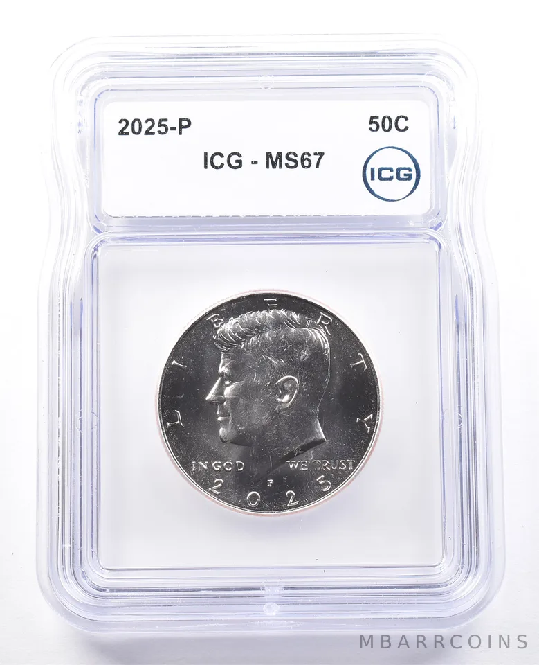 2025-P Kennedy Half Dollar MS67 ICG