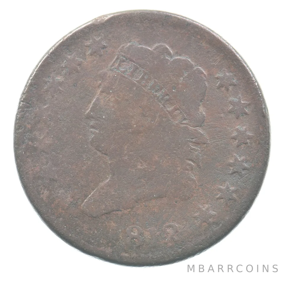 1812 Classic Head Large Cent Small Date *1535