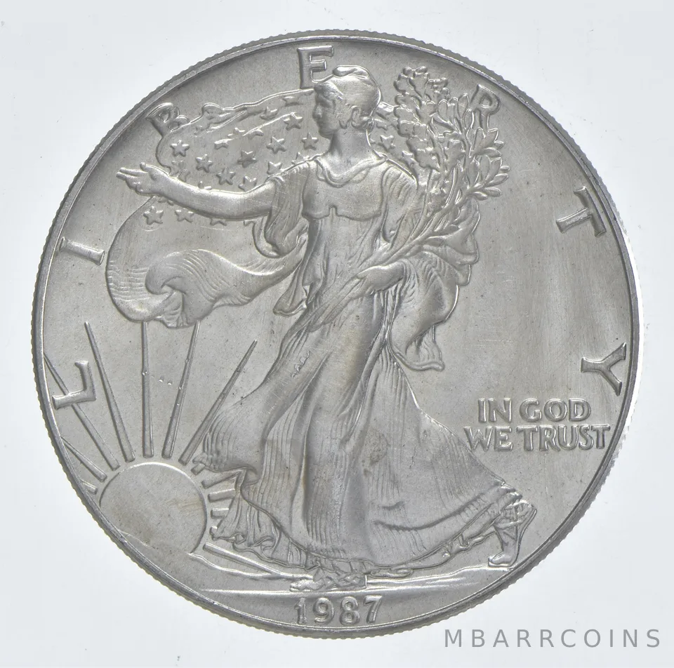 Better Date 1987 American Silver Eagle 1 Troy Oz .999 Fine Silver *139