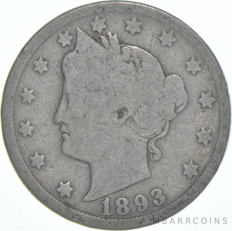 1893 Liberty V Nickel G