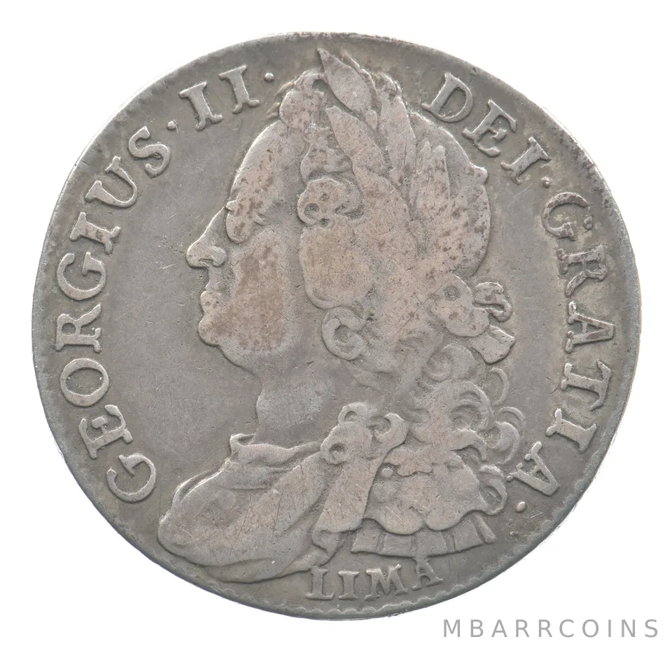 1745 Great Britain Silver Shilling George II *6481