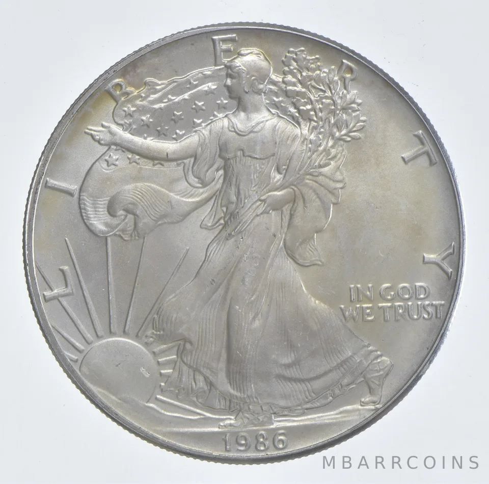 Better Date 1986 American Silver Eagle 1 Troy Oz .999 Fine Silver *992