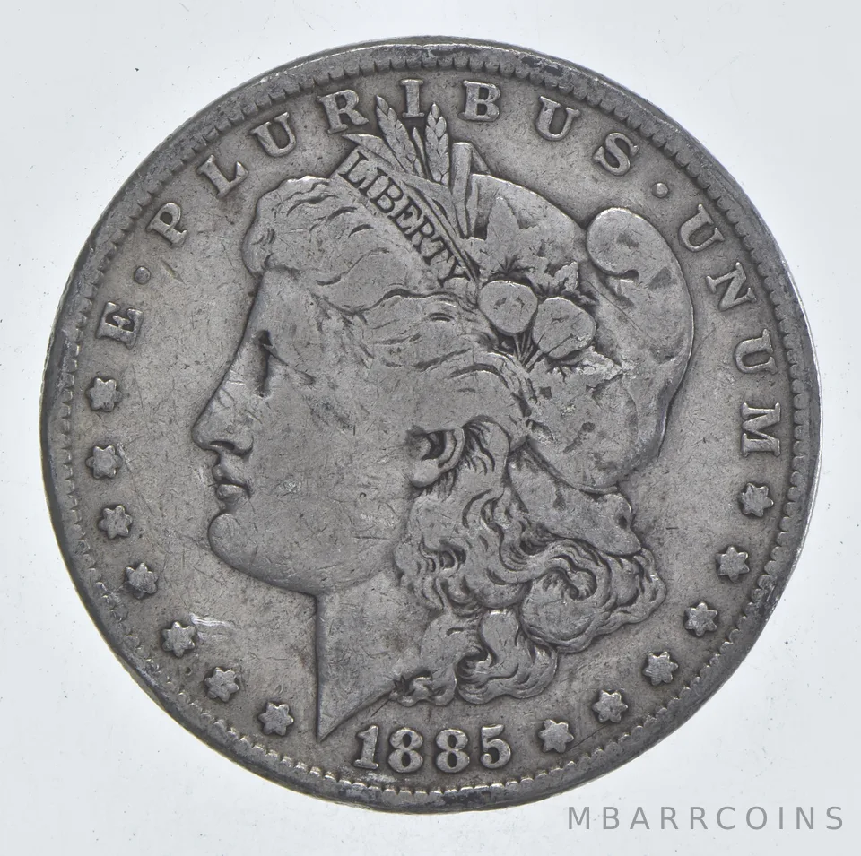 Early - 1885 Morgan Silver Dollar - 90% US Coin *862