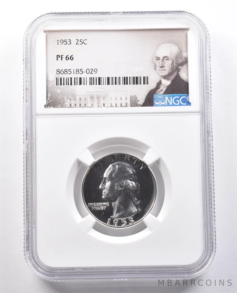 1953 Washington Quarter PF66 NGC Special Label