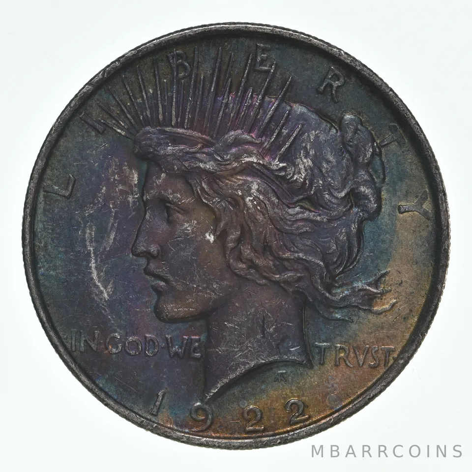 1922 Peace Silver Dollar- Great Color/Tone *5135