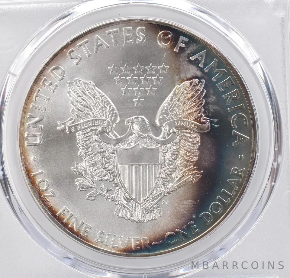2015 American Silver Eagle MS68 PCGS Beautiful Tone *1245
