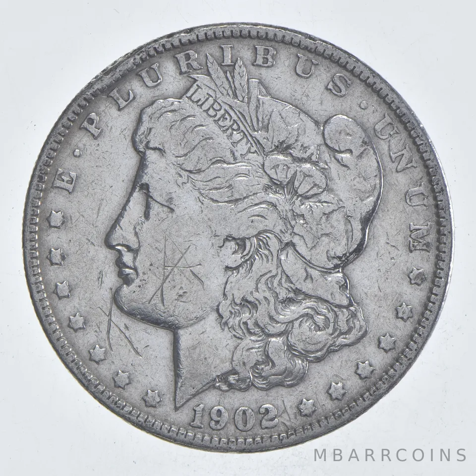 Early - 1902 Morgan Silver Dollar - 90% US Coin *980