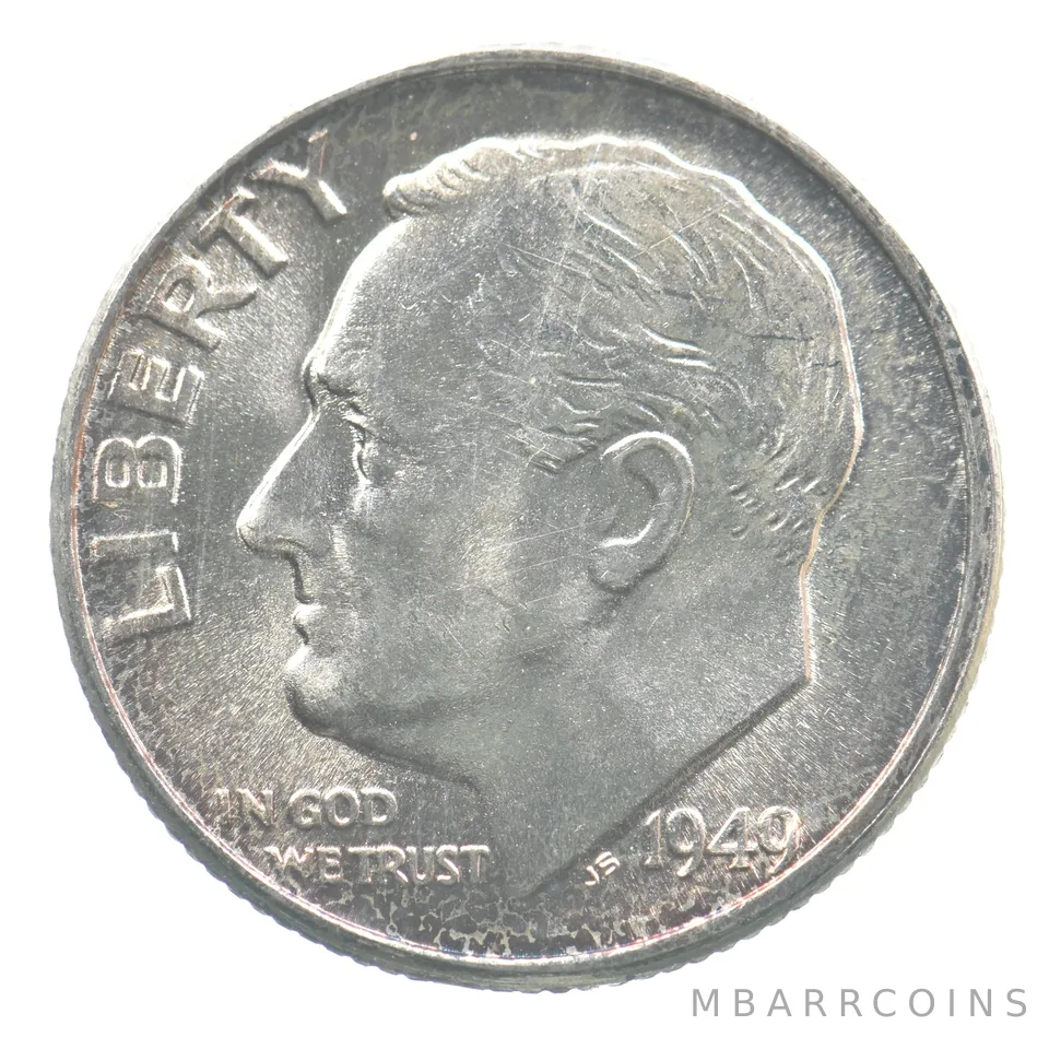 1949 Roosevelt Dime *9345