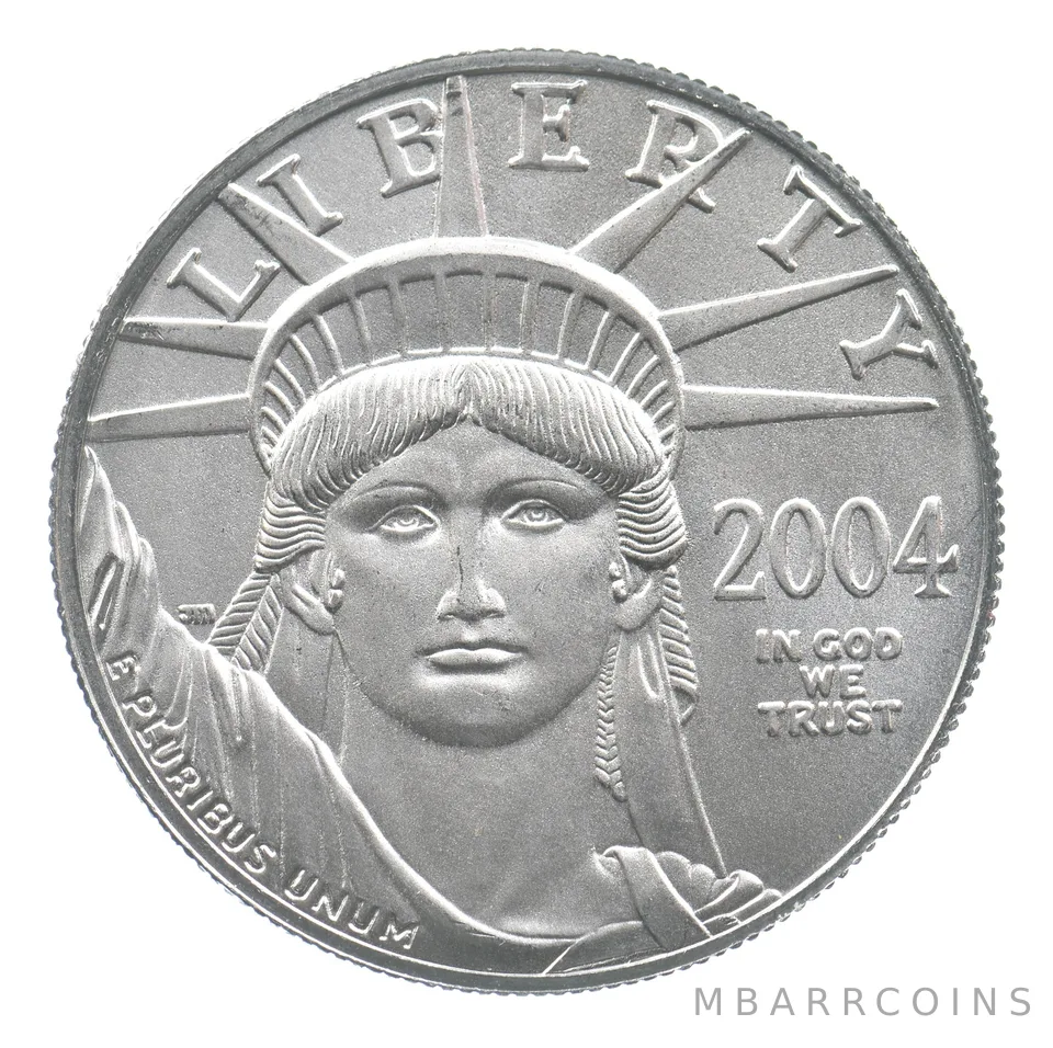 2004 (P) $100 American Platinum Eagle Unc 1 Oz