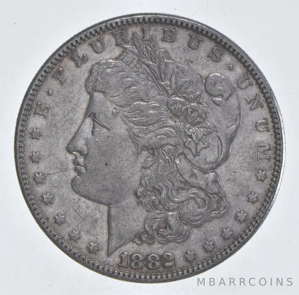 Better 1882 Morgan Silver Dollar - 90% US Coin - Nice Coin *456