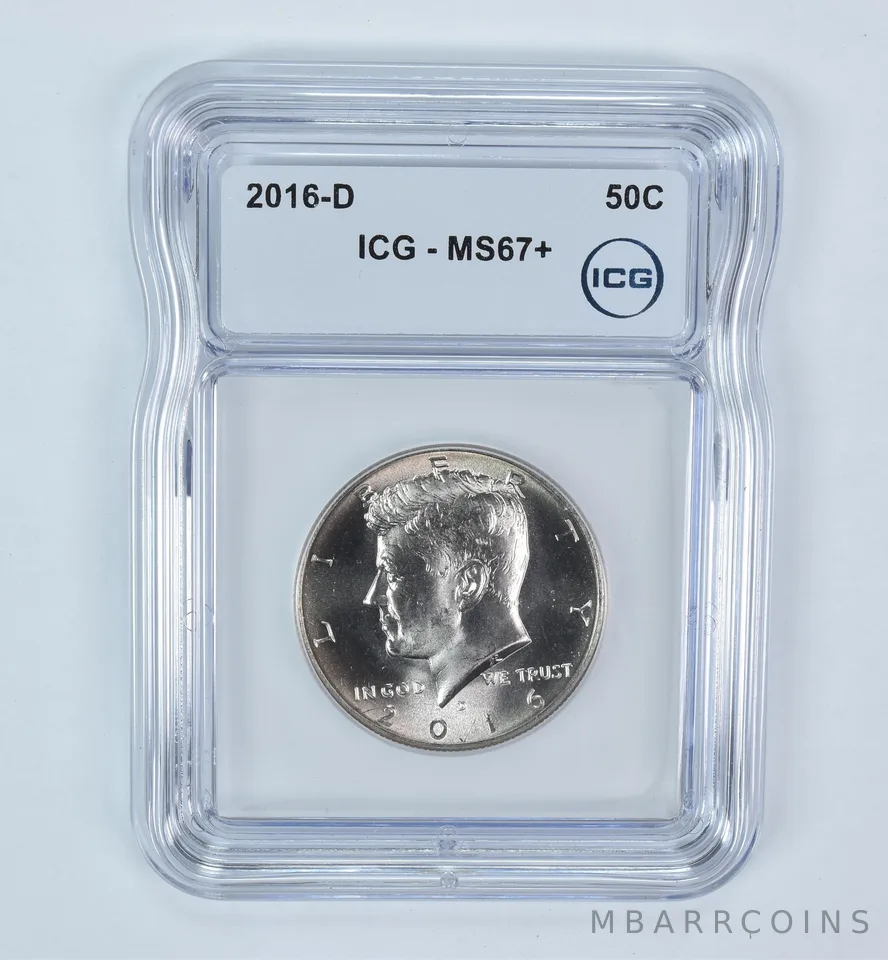 2016-D Kennedy Half Dollar MS67+ ICG