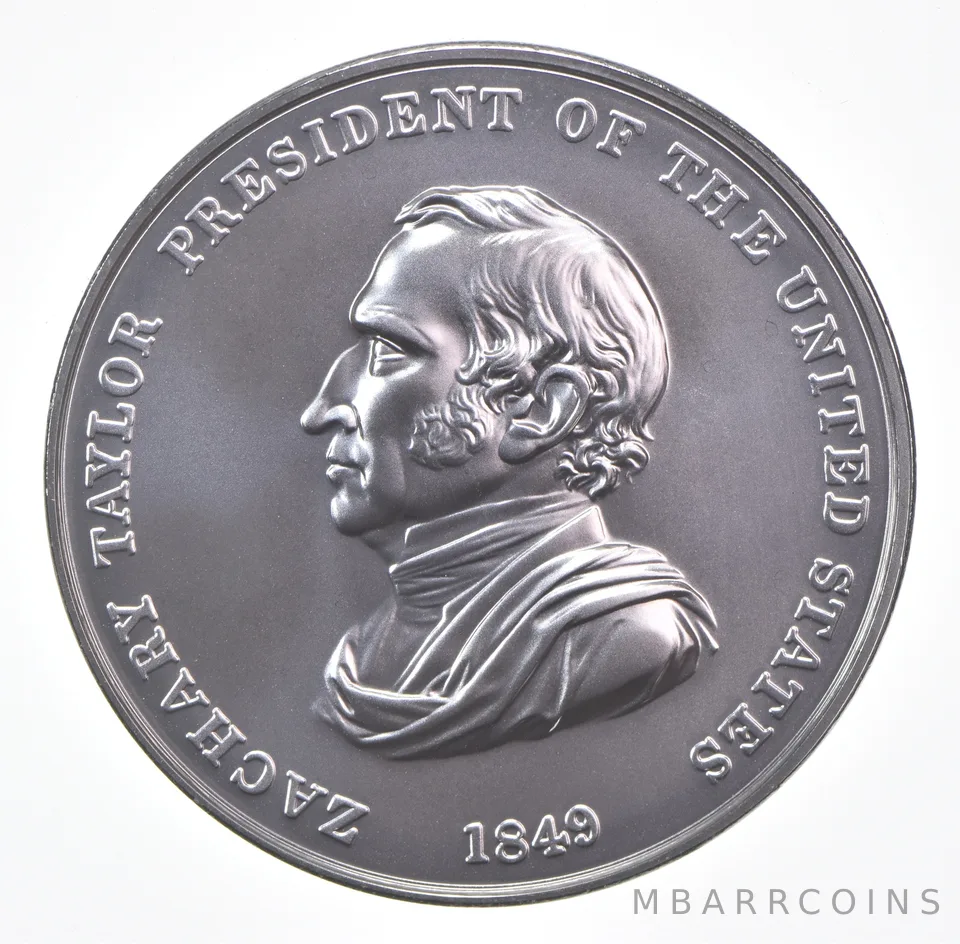 (2022) Zachary Taylor 1849 US Mint Silver Presidential Medal 1 Oz