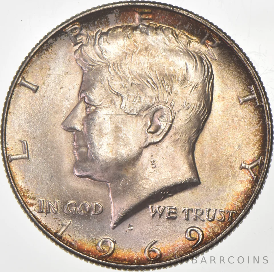 1969-D Kennedy Half Dollar a9778