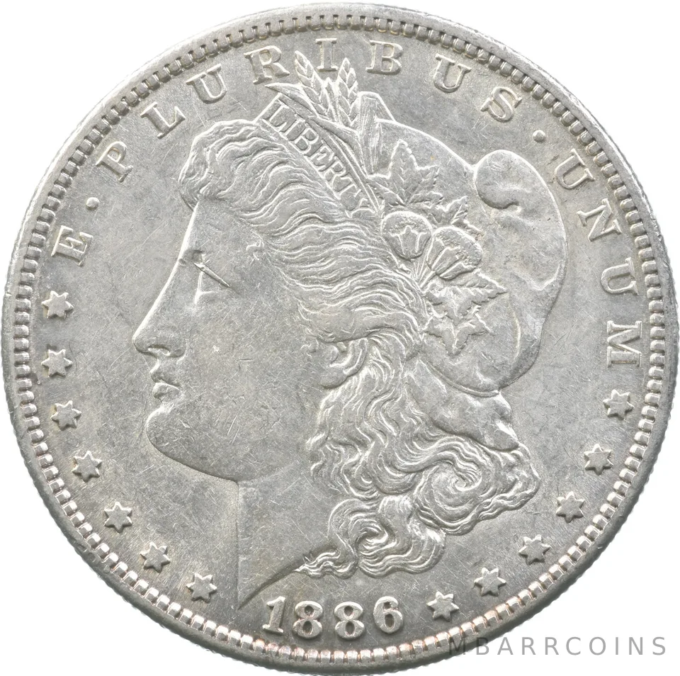 1886-S Morgan Silver Dollar a5813
