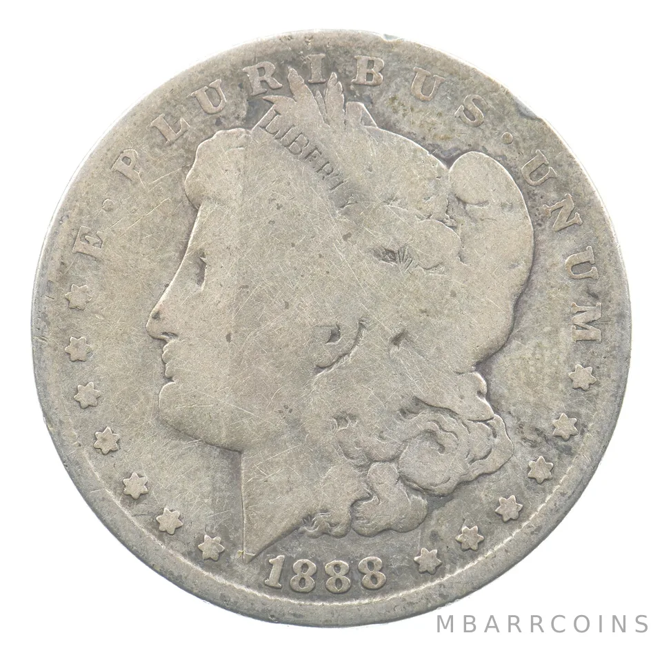 1888-O Morgan Silver Dollar VAM-4 DDO Hot Lips *6691