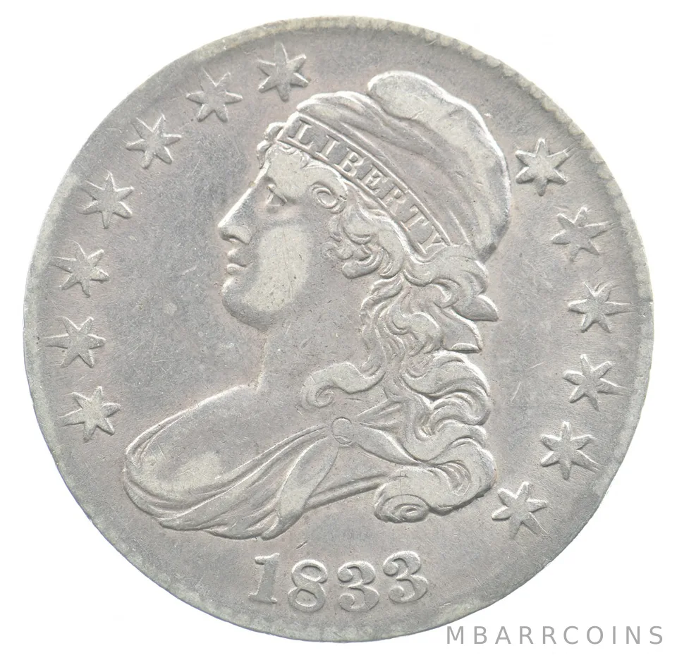 1833 Capped Bust Half Dollar *4823