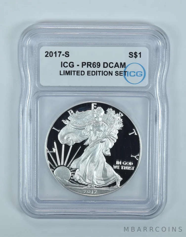 2017-S American Silver Eagle Limited Edition Set PR69 DCAM ICG