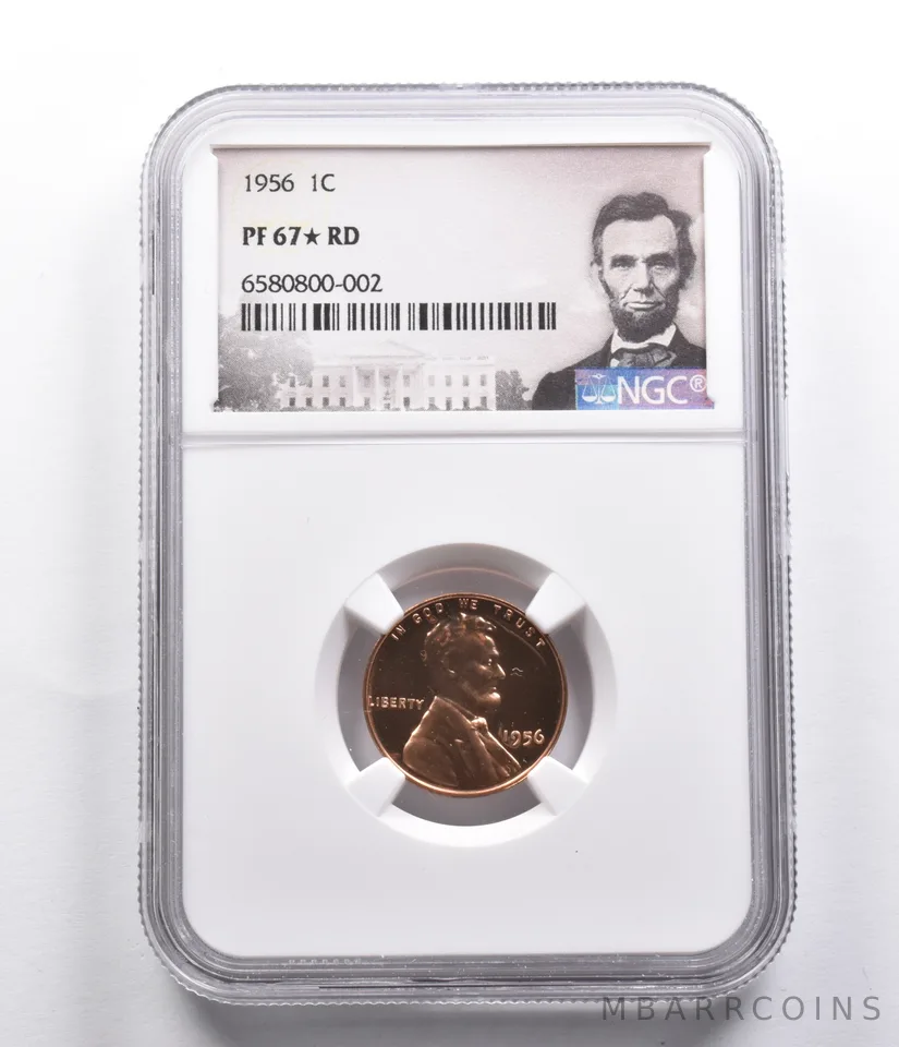 PF67* STAR RD 1956 Lincoln Wheat Cent NGC *4031