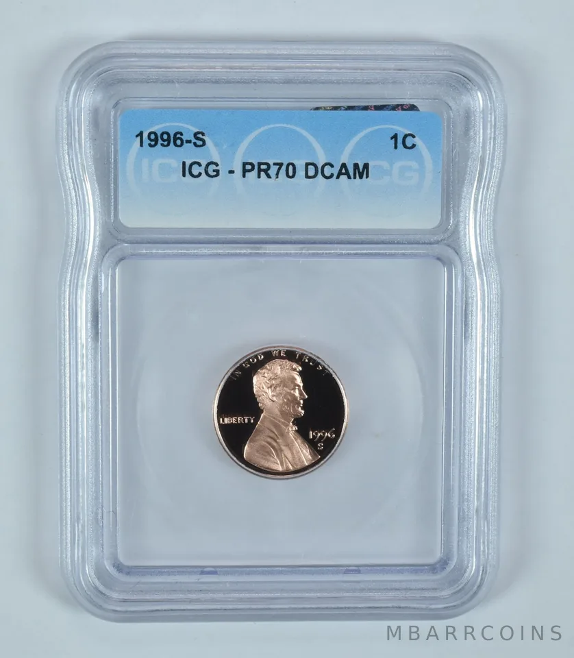 1996-S Lincoln Memorial Cent PR70 DCAM ICG