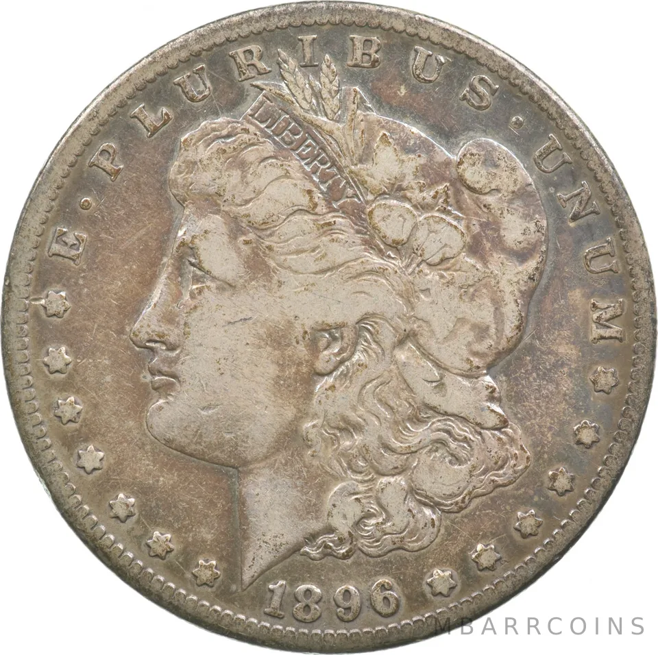 1896-S Morgan Silver Dollar a3589