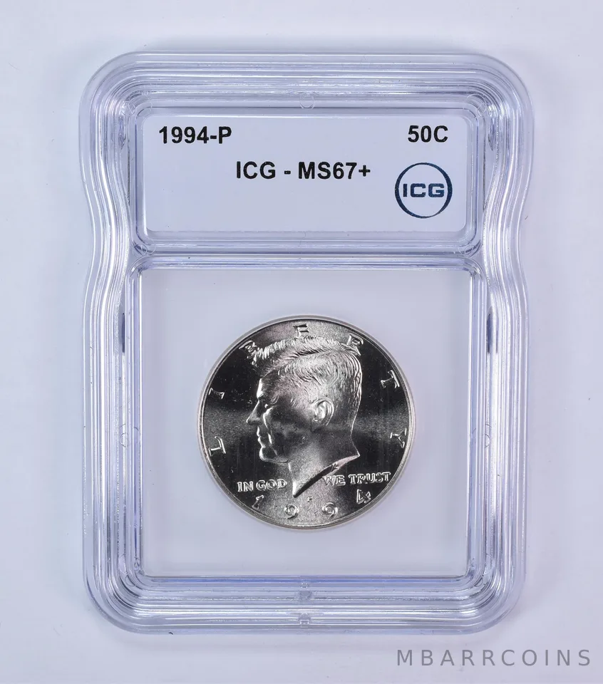 1994-P Kennedy Half Dollar MS67+ ICG