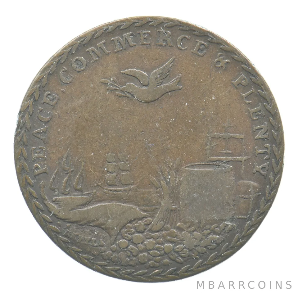 1801 Great Britain Peace With France Medal *6495
