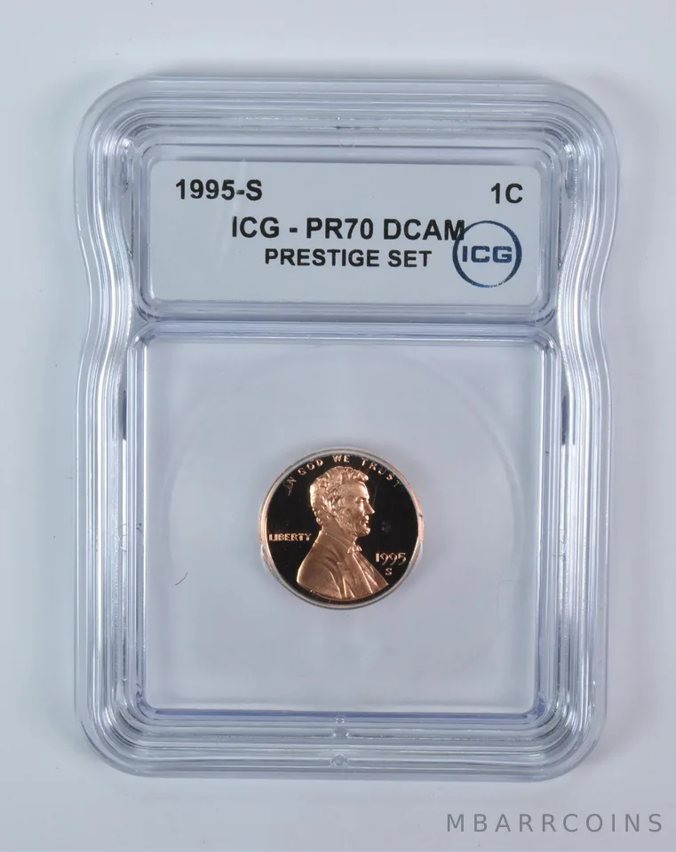 1995-S Lincoln Memorial Cent Prestige Set PR70 DCAM ICG