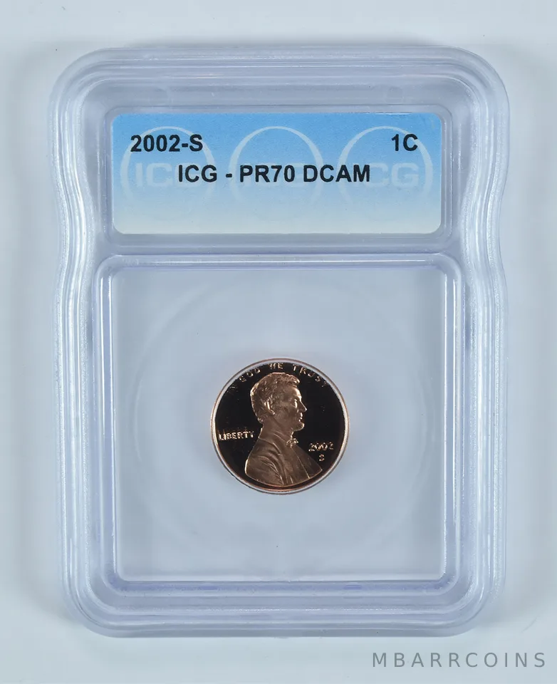 2002-S Lincoln Memorial Cent PR70 DCAM ICG