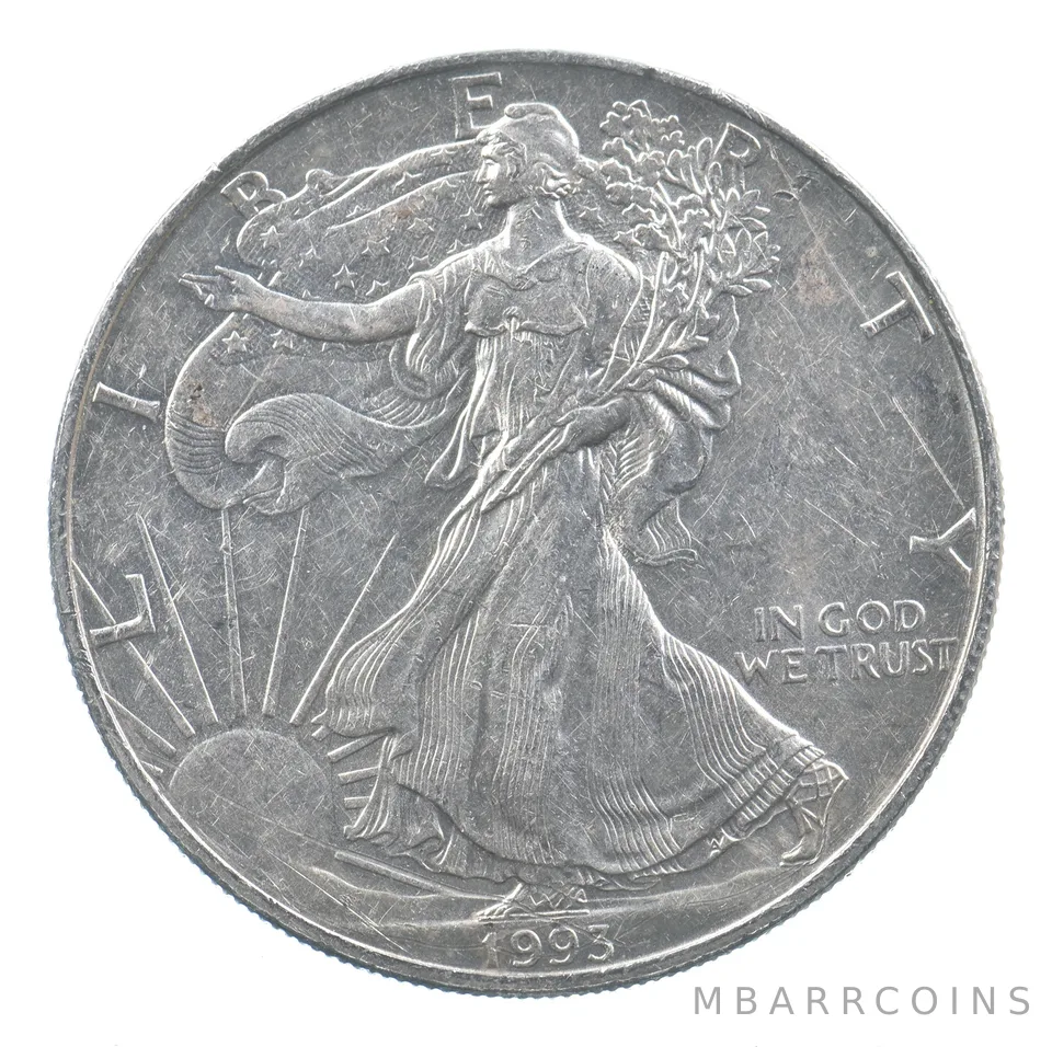 Better Date 1993 American Silver Eagle 1 Troy Oz .999 Fine Silver *846